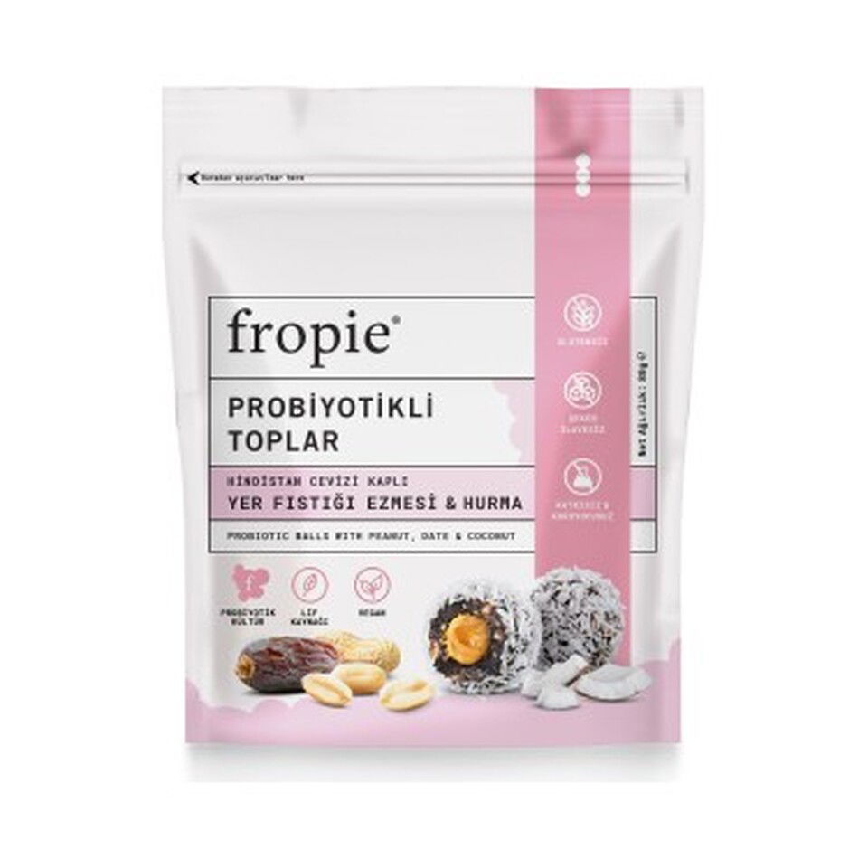 FROPİE PROBİYOTİK TOPLARI 80 GR- YERFISTIĞI EZMELİ